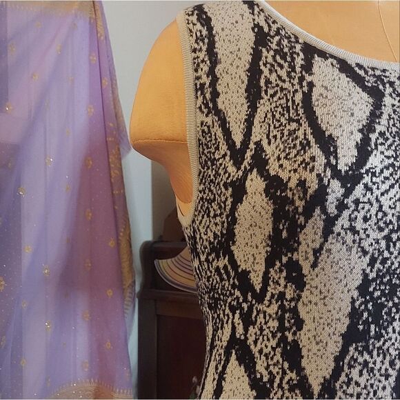 NWT Torrid Snake Print Knit Dress Size 0 L 12 (tagged) Rayon Stretch - Picture 6 of 13